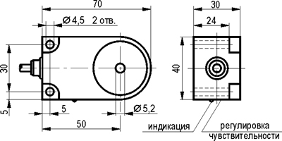 Габариты ISB R1A5-32P-R5-LZ